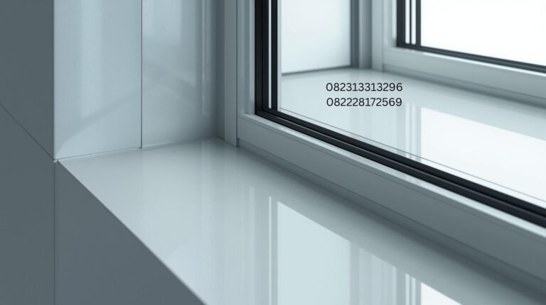 Jendela Aluminium Minimalis Modern Surabaya